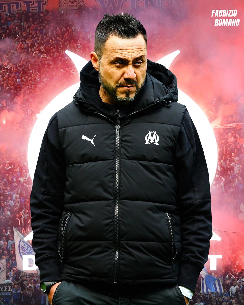 🚨🔵⚪️ Roberto de Zerbi to Olympique Marseille, here we go! Agreement signed until June 2027, three year deal.

De Zerbi, ready to start OM chapter with Brassier as first signing soon.

Brighton will receive around €6m compensation.