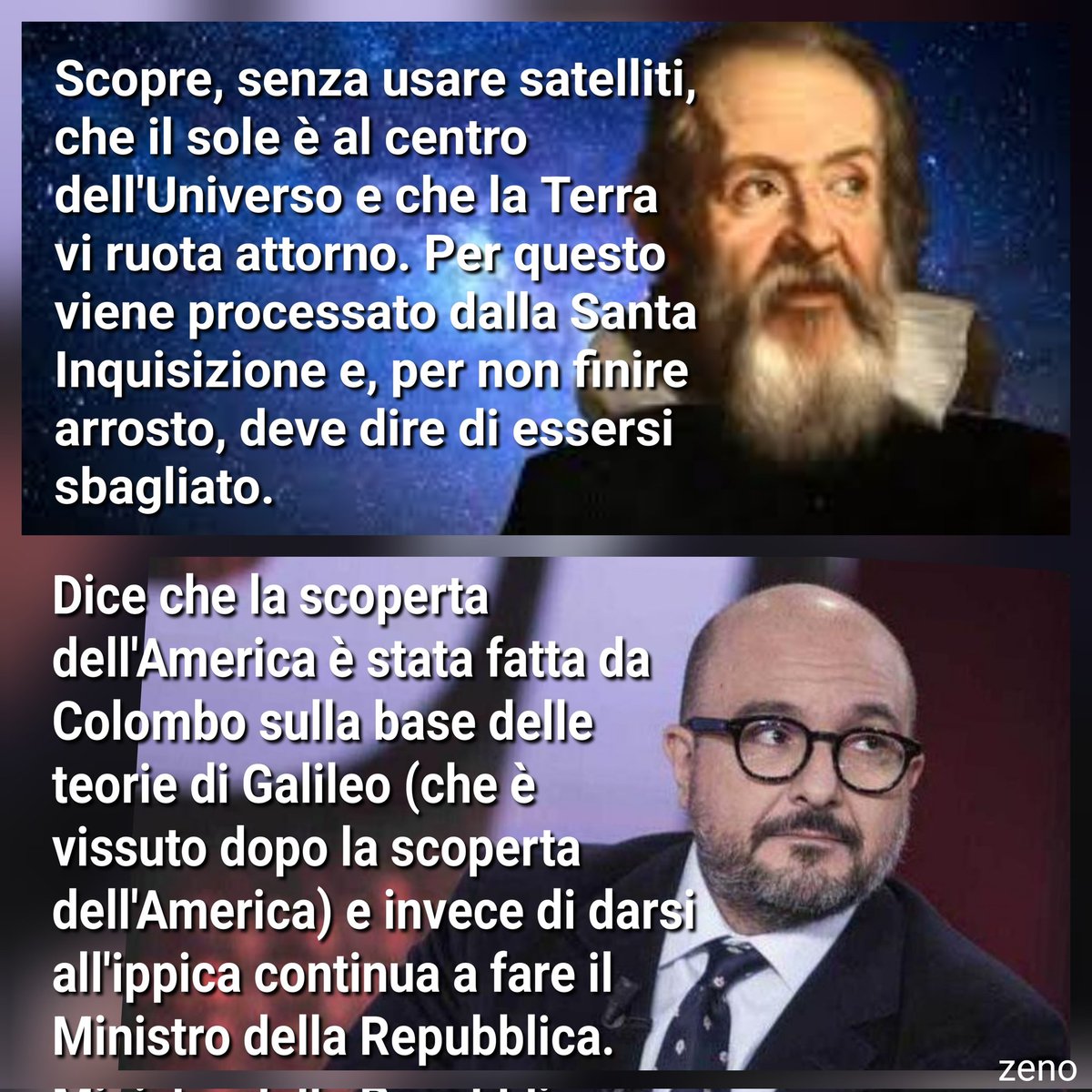 #imbarazzante #galileo #Sangiuliano