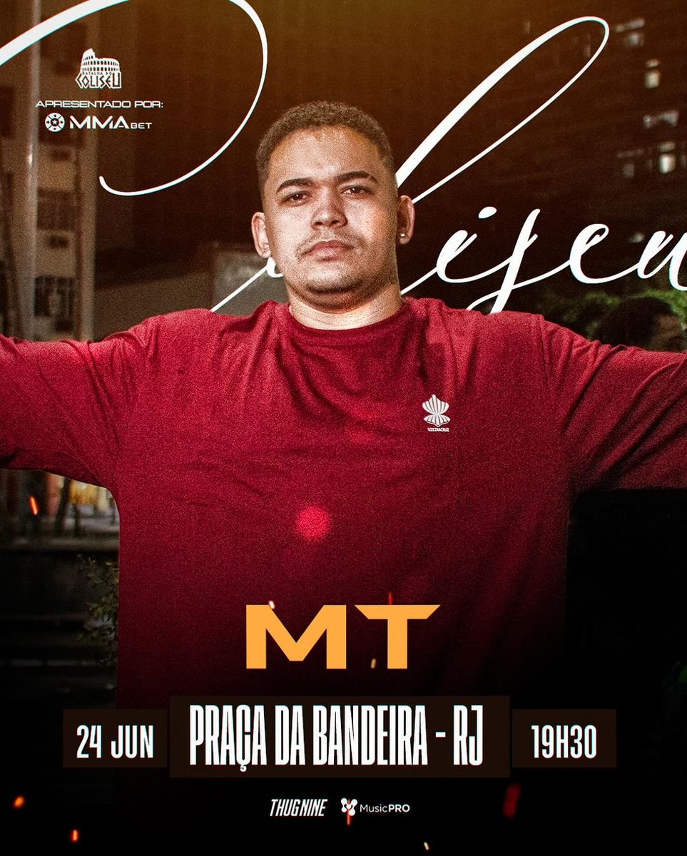 O atual campeão, é top 3 entre os maiores do Coliseu, Mt vem buscando retomar o alto nível, mas quem rima muito nunca desaprende!

Patrocínio: @mmabetoficial <a href="/musicprolive/">MusicPRO</a> <a href="/Thugnine/">Thug Nine</a>