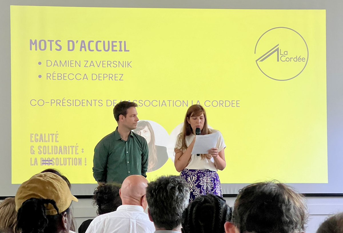 Égalité &amp; Solidarité : la solution en réponse à la #dissolution, un événement engagé contre l’extrême droite Pour une #France de la solidarité, de l’universalité, de l’engagement et du progrès <a href="/LaCordeeAsso/">La Cordée</a> avec un collectif d’associations <a href="/UnsaFP/">UNSA-FP</a> <a href="/UNSA_officiel/">UNSA</a> présentent