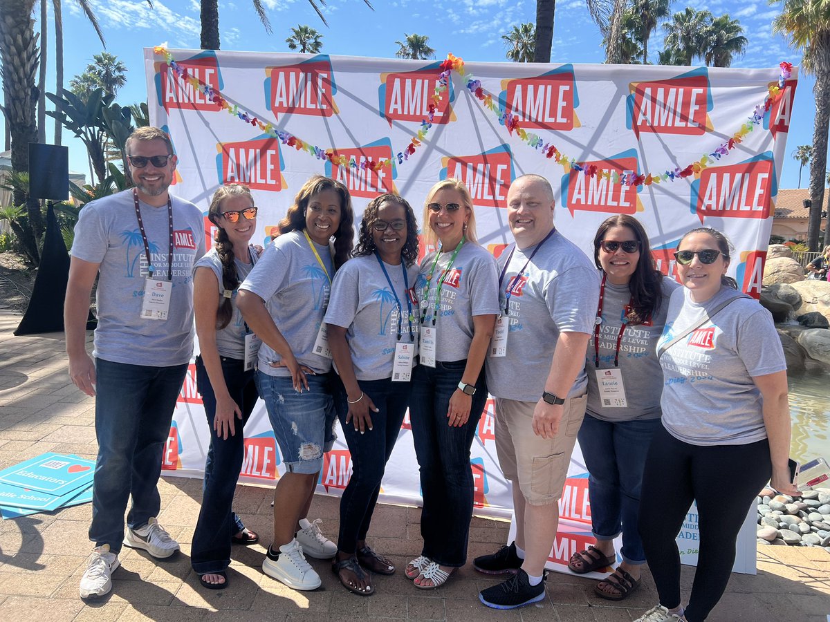 Kicking off the 2024 AMLE Institute for Middle Level Leadership in San Diego! My first year on staff!! #SoExcited #AMLE