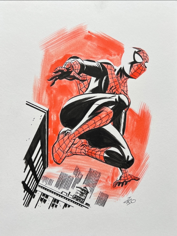 iamluke85's tweet image. #spiderman artwork by #michaelcho