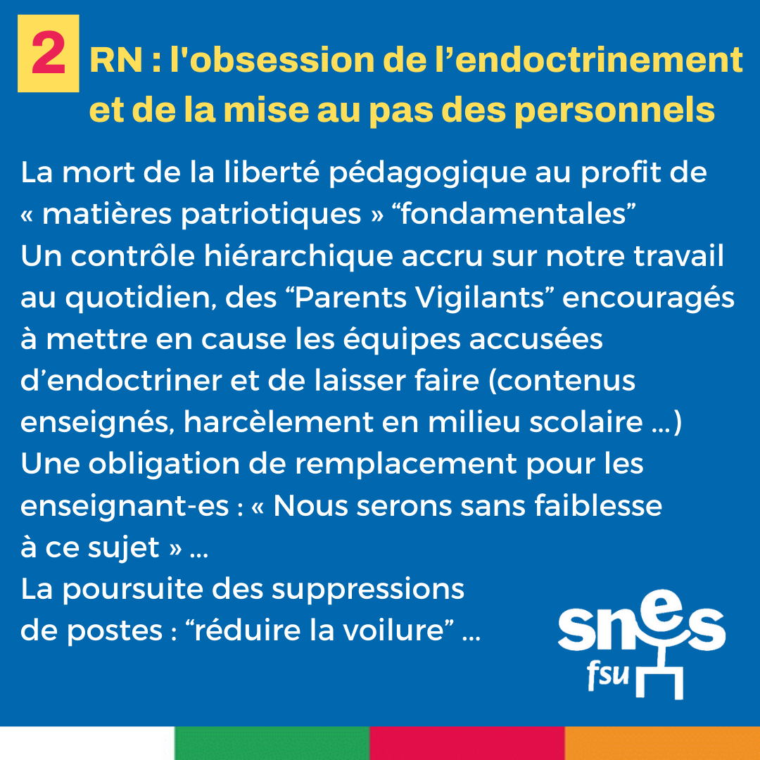 snesdelille's tweet photo. l’obsession de l’endoctrinement et de la mise au pas des personnels
2/3 https://t.co/rtTn6tHN0o
