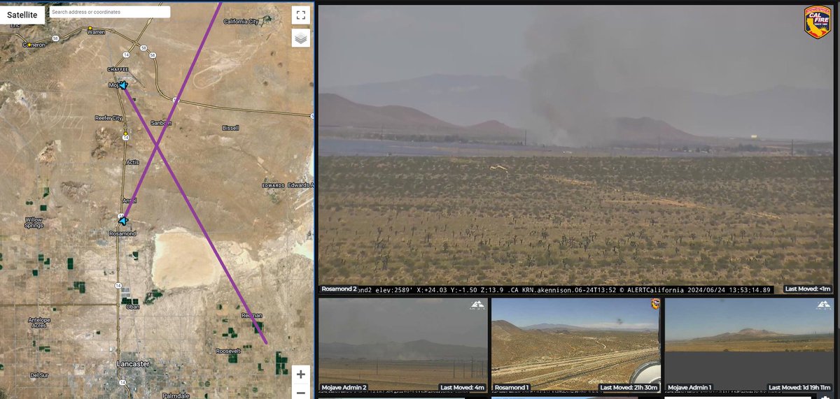engineco16's tweet photo. New fire #Actis north of #Rosamond south of #Mojave @kerncountyfire https://t.co/8Mdq4J7TvU