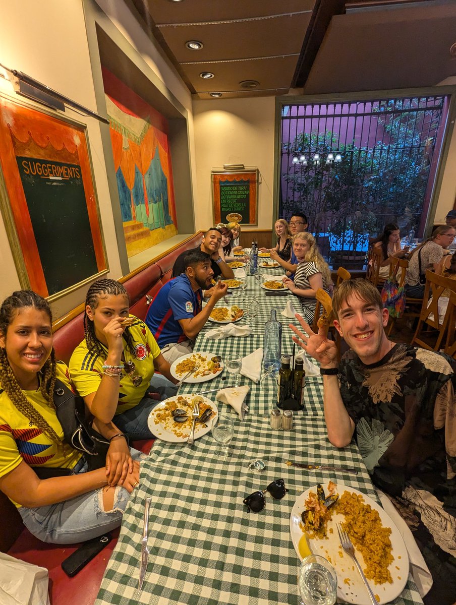 And of course, what would a night in Barcelona be without some paella?!
