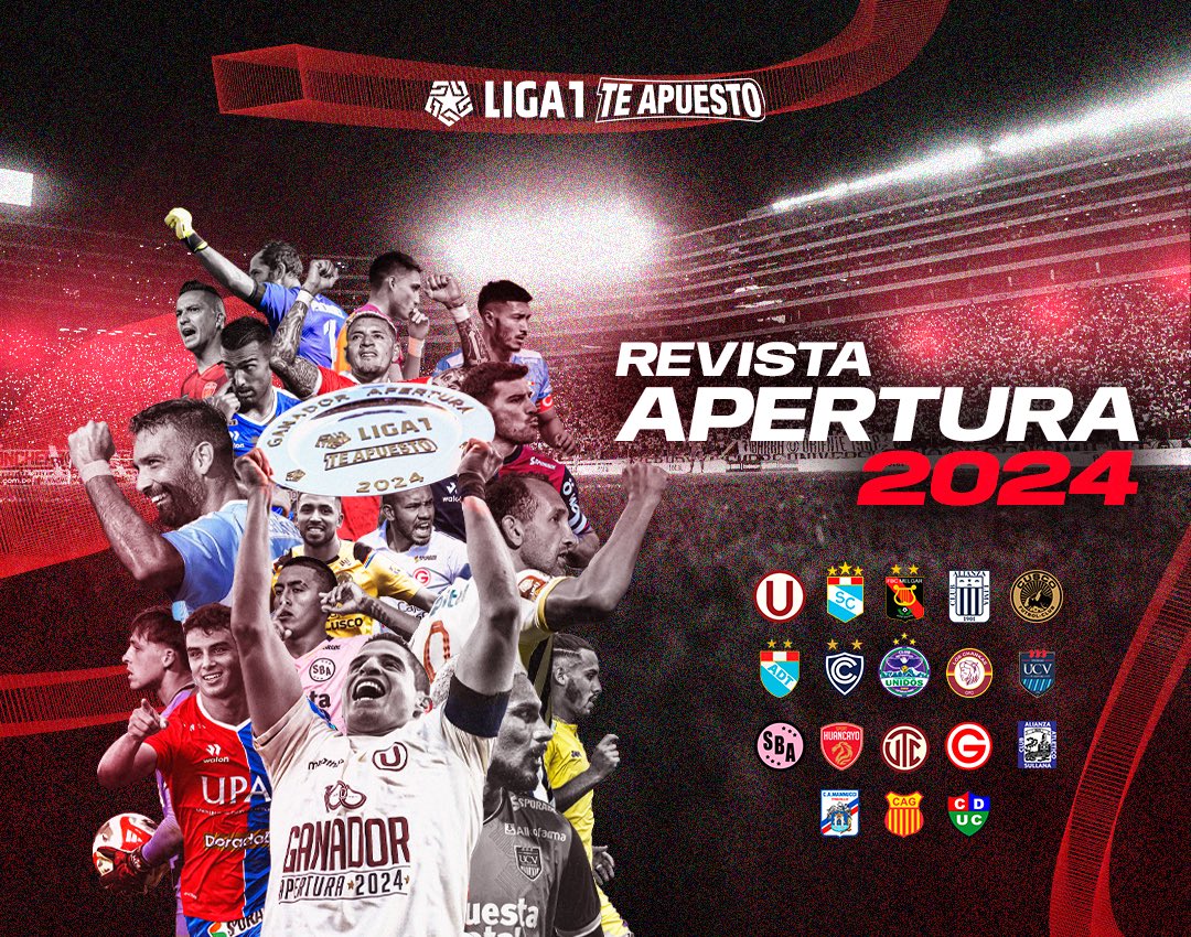Liga1 Te Apuesto (@liga1teapuesto) on Twitter photo 🗣️ 𝗦𝗔𝗟𝗜𝗢́ 𝗡𝗨𝗘𝗦𝗧𝗥𝗔 𝗥𝗘𝗩𝗜𝗦𝗧𝗔 𝗗𝗜𝗚𝗜𝗧𝗔𝗟
Entérate de toda la 𝐢𝐧𝐟𝐨𝐫𝐦𝐚𝐜𝐢𝐨́𝐧 𝐨𝐟𝐢𝐜𝐢𝐚𝐥 de la #Liga1TeApuesto Apertura con datos y estadísticas de los 1️⃣8️⃣ clubes.
👨🏽💻 Descárgala GRATIS aquí 🖇️ tinyurl.com/RevistaApertura
#ElADNdelHiincha 🗣️ 𝗦𝗔𝗟𝗜𝗢́ 𝗡𝗨𝗘𝗦𝗧𝗥𝗔 𝗥𝗘𝗩𝗜𝗦𝗧𝗔 𝗗𝗜𝗚𝗜𝗧𝗔𝗟
Entérate de toda la 𝐢𝐧𝐟𝐨𝐫𝐦𝐚𝐜𝐢𝐨́𝐧 𝐨𝐟𝐢𝐜𝐢𝐚𝐥 de la #Liga1TeApuesto Apertura con datos y estadísticas de los 1️⃣8️⃣ clubes.
👨🏽💻 Descárgala GRATIS aquí 🖇️ tinyurl.com/RevistaApertura
#ElADNdelHiincha