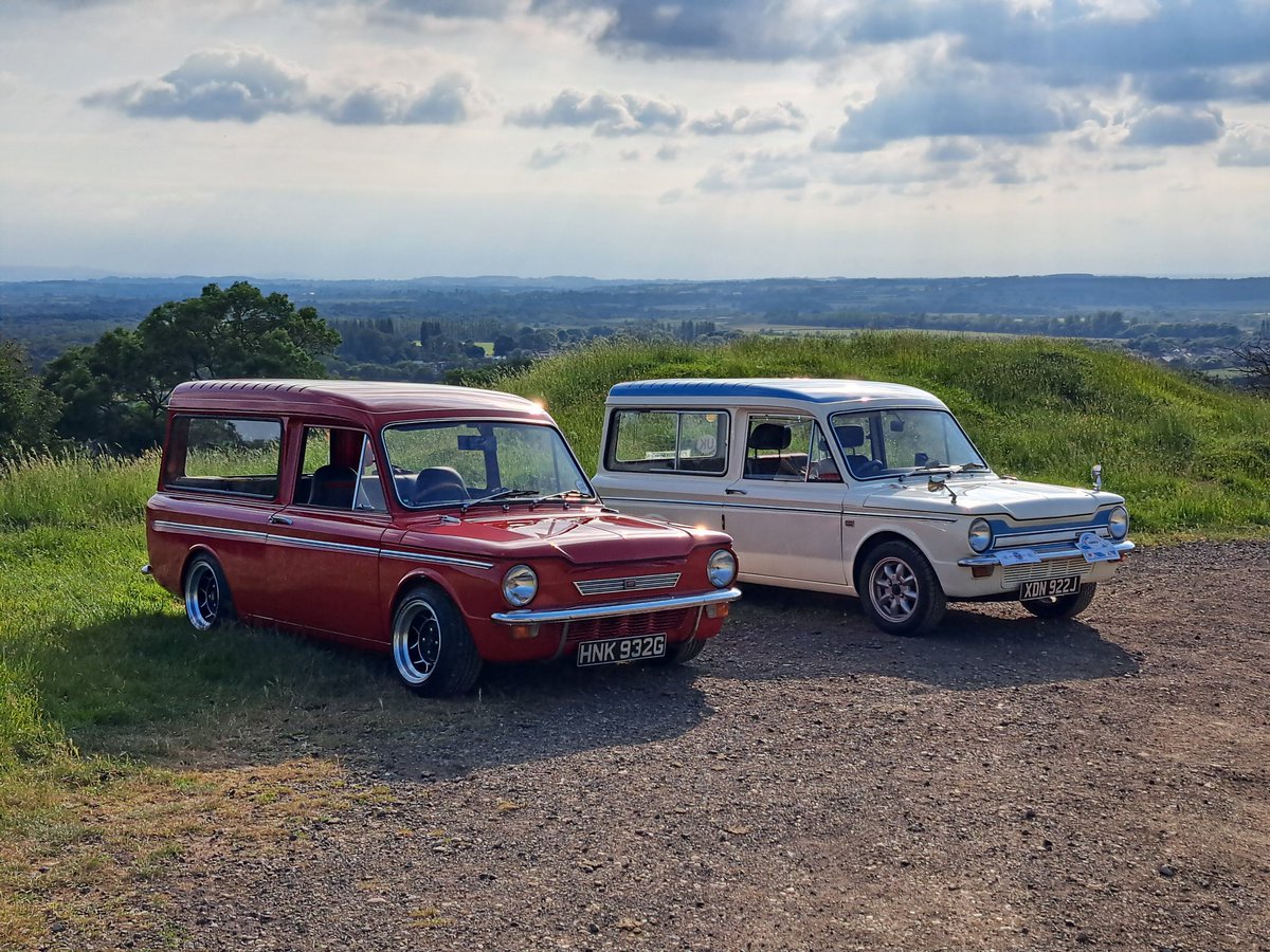 A couple of Huskys waiting for a sled