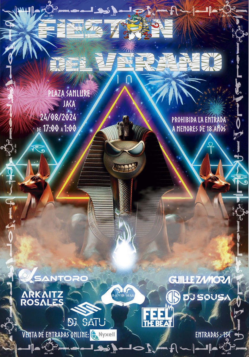 YA TENEMOS CARTEL PARA LOS DOS DÍAS. NOS VEMOS EL 23 y EL 24 DE AGOSTO !!! ENTRADAS YA DISPONIBLES EN NYXELL