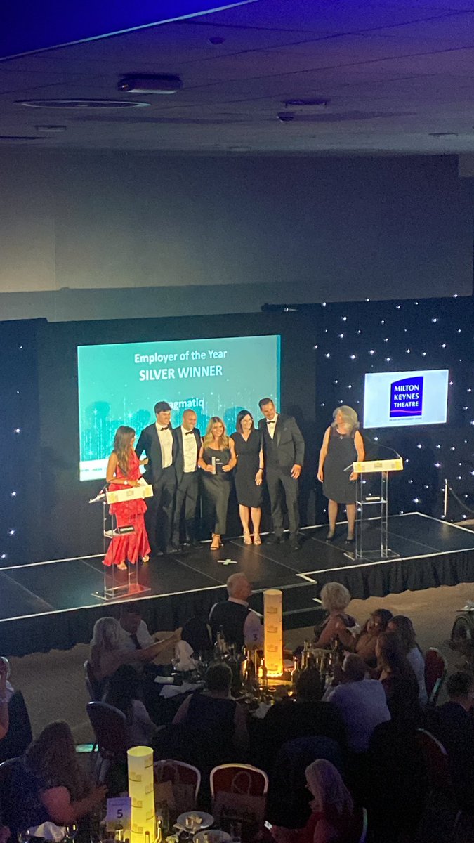 <a href="/Pragmatiq__/">Pragmatiq</a> have just landed themselves a Silver win in the <a href="/MKTheatre/">Milton Keynes Theatre</a> Employer of the Year category! Congratulations! #SMKMKBucks