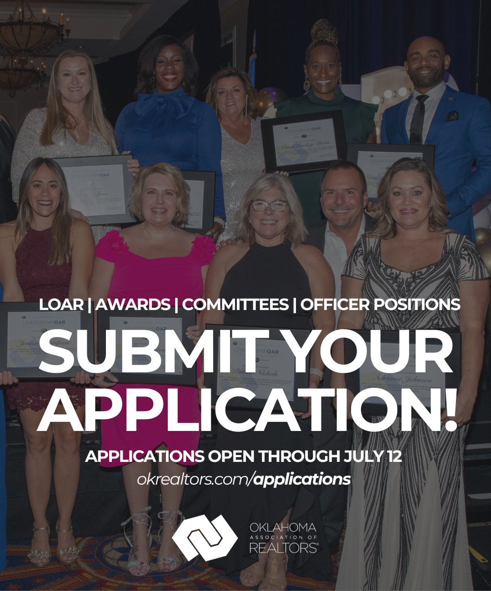 Interested in making an impact in the real estate industry? Make your voice heard at Oklahoma REALTORS® by applying for an officer position, LeadershipOAR, committee, National Director position, or an award. Our committees include Communications &amp; Outreach, Conference, Diversity