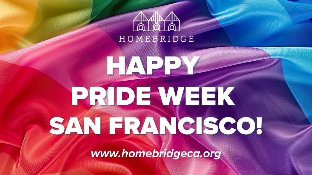 🌈Honoring Pride Week, Homebridge celebrates the LGBTQ+ journey. San Francisco stands as a beacon of hope, courage, and love in the fight for equality. Proud to be part of this rich history and the spirit that makes our city a sanctuary. 🌟❤️💛💚💙💜#PrideWeek #SanFranciscoPride