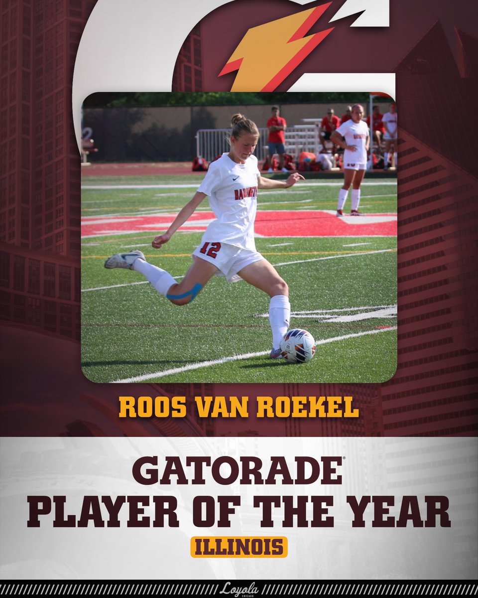 Coming to a field near you next season 🐐

Congrats on your Gatorade Player of the Year honor, Roos!