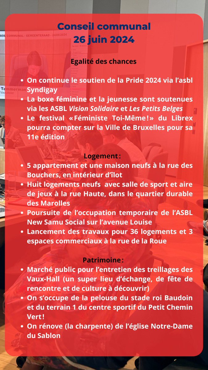 LydiaMutyebele's tweet photo. Fin de conseil communal de ce 24 juin 2024 #conseilcommunal #villedebruxelles https://t.co/cwPCmv3FRZ