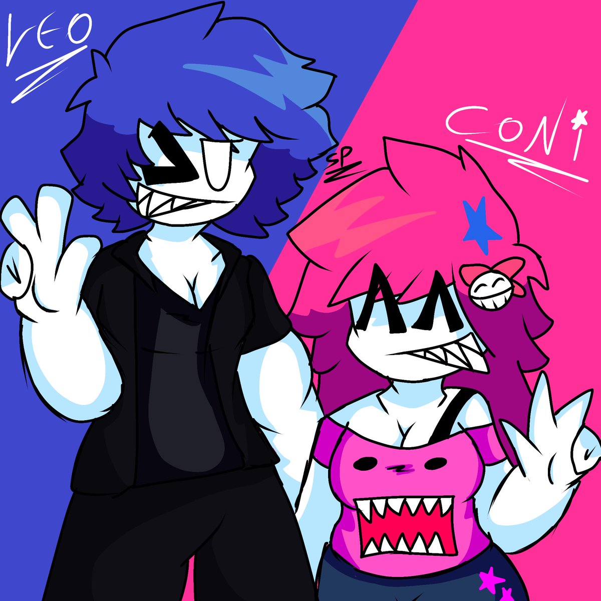 Un dibujo que ise para @leo16535641 y <a href="/conioreos/">˙•ဣ🌺𝚌𝚘𝚗𝚒𝚎𝚕𝚒𝚝𝚊🌺ဣ•˙</a>