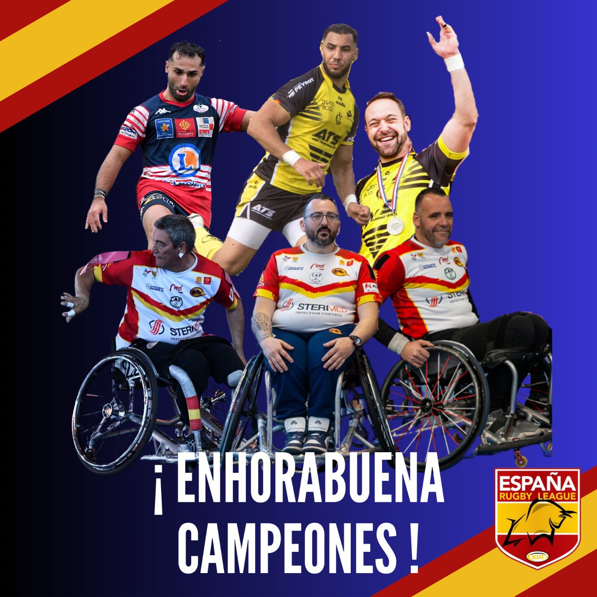 🔴 ¡Enhorabuena a nuestros campeones de 2024 en sus respectivos campeonatos! Y felicidades por vuestras actuaciones que os han llevado a la victoria. Vuestra determinación, trabajo duro y espíritu de equipo han sido ejemplares siempre y este es un éxito muy merecido.
