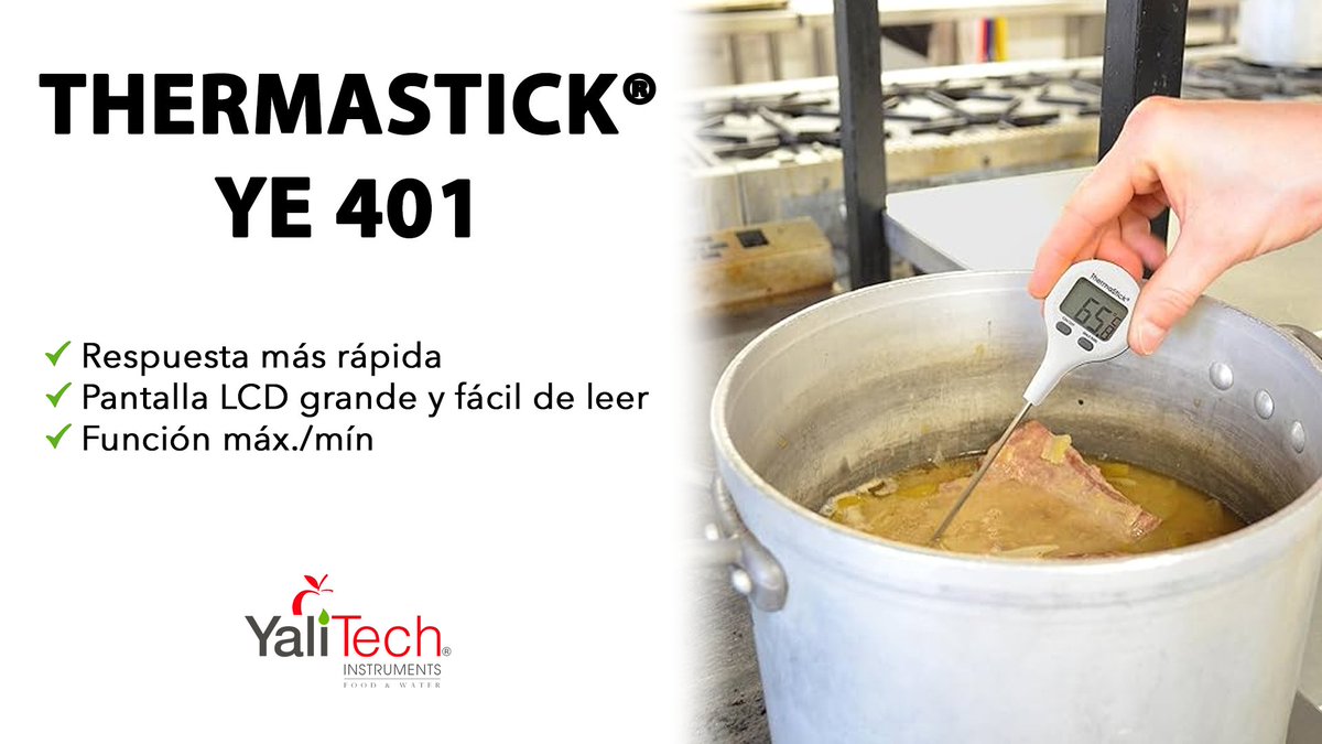 YaliTec's tweet image. 🌡️ La mejor opción para mediciones de temperatura en el trabajo diario son los termómetros de bolsillo. Una de las opciones que entregamos es el Thermastick®️

Llámanos al 📞 +56228988221 o escríbenos a 📧 ventas@yalitech.cl
#temperatura #alimentos #yalitech #SeguridadAlimentaria