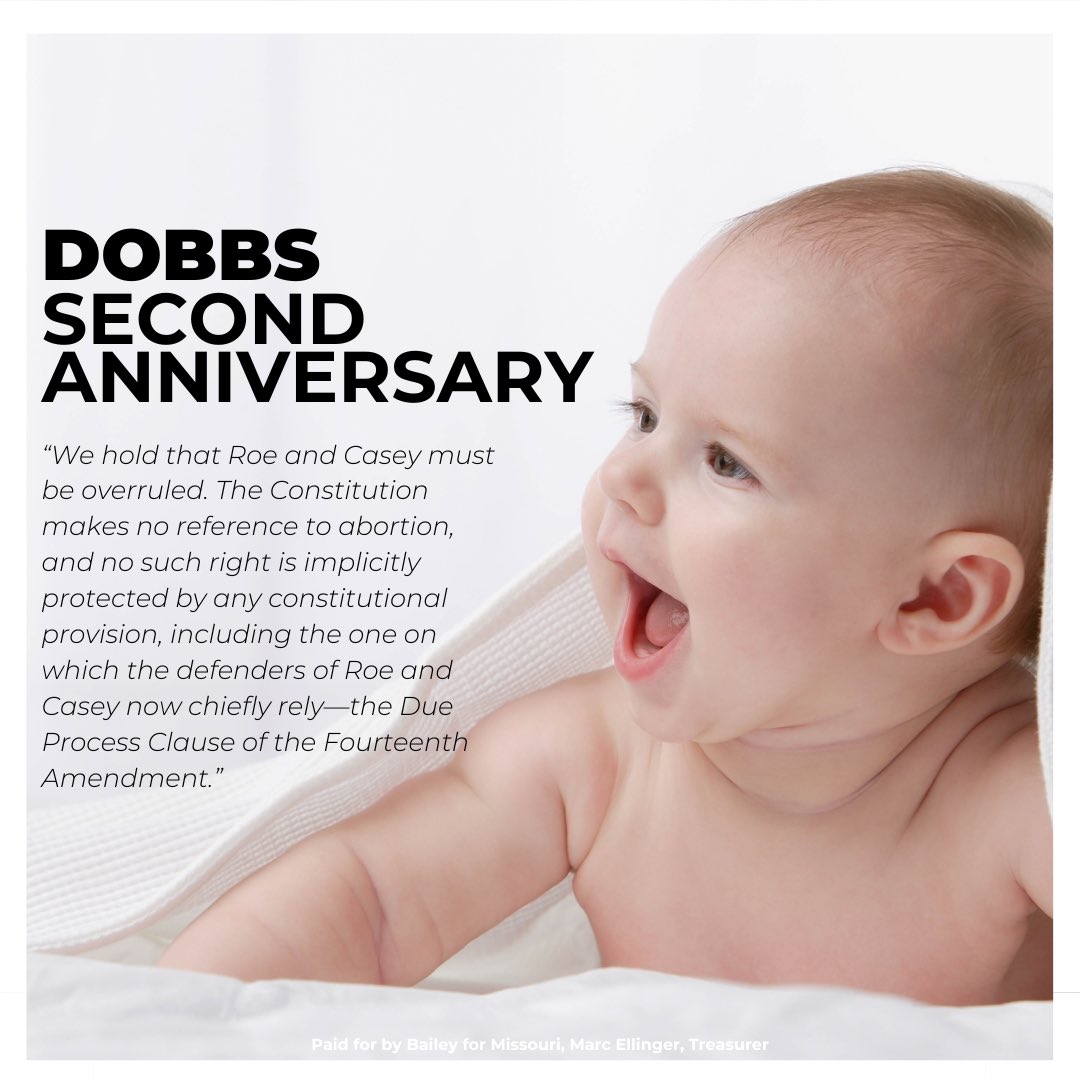 Andrew Bailey on X: &ldquo;Two years after the landmark Dobbs decision 