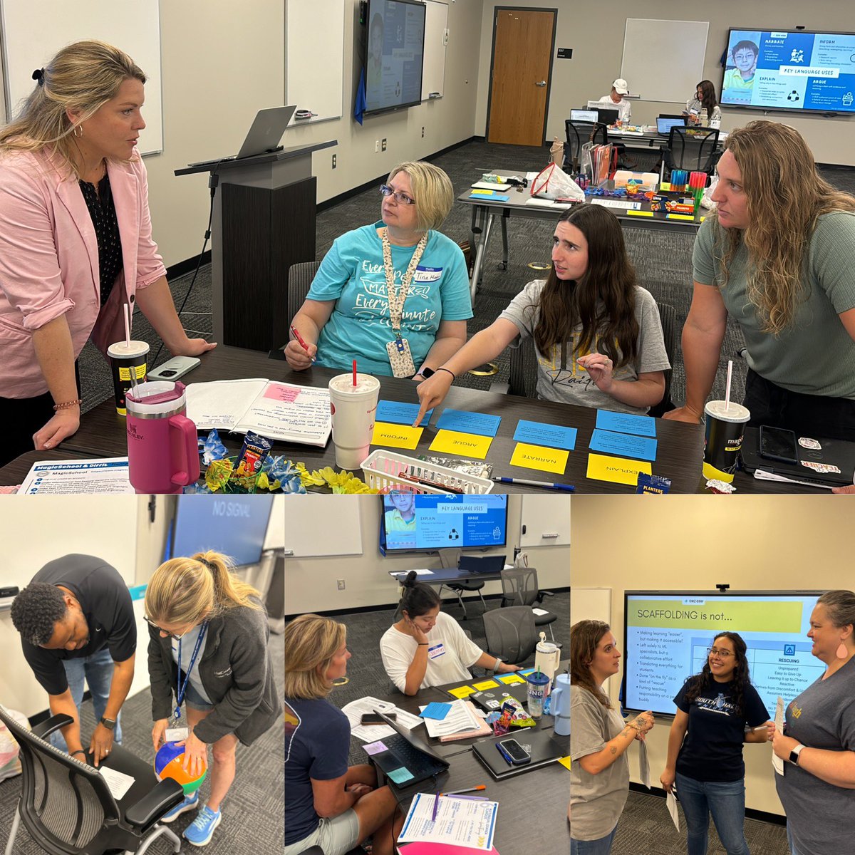 Scaffolding language through learning with Courtney Morgan! Thank you <a href="/MrsMorganTeach/">Courtney Morgan</a> for an engaging PL session! <a href="/Hall_Schools/">Hall County Schools</a>