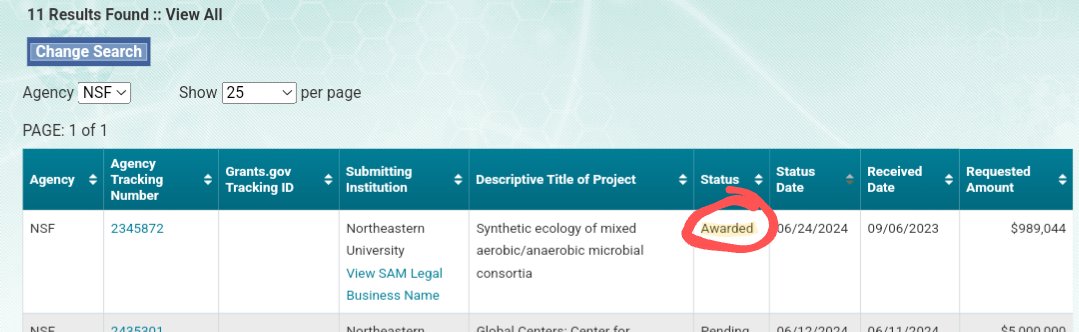 Today is a good day! Thanks <a href="/NSF/">U.S. National Science Foundation</a> for supporting our work. Looking forward to continuing our collaboration <a href="/MoKhalilLab/">Mo Khalil</a> !
