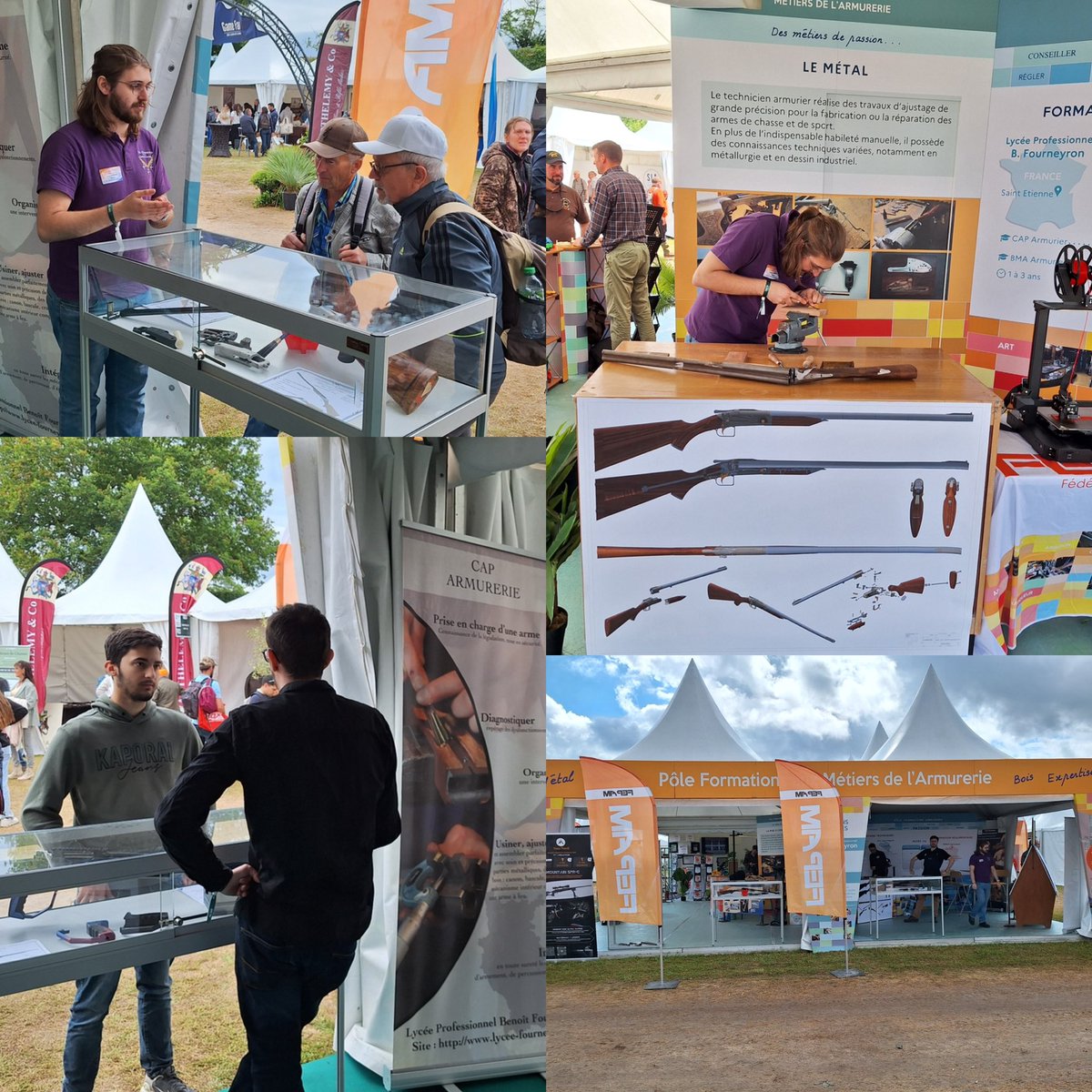 Comme chaque année, nos étudiants ont brillé au #GameFair : l’occasion de montrer comment le savoir-faire en #Armurerie est perpétré à Saint-Etienne !
Fiers de cette filière d’excellence unique en son genre 👏👏👏
<a href="/Greta_acadelyon/">GRETA CFA Académie de Lyon</a> <a href="/academielyon/">Académie de Lyon</a> <a href="/saint_etienne_/">Ville Saint-Étienne</a>