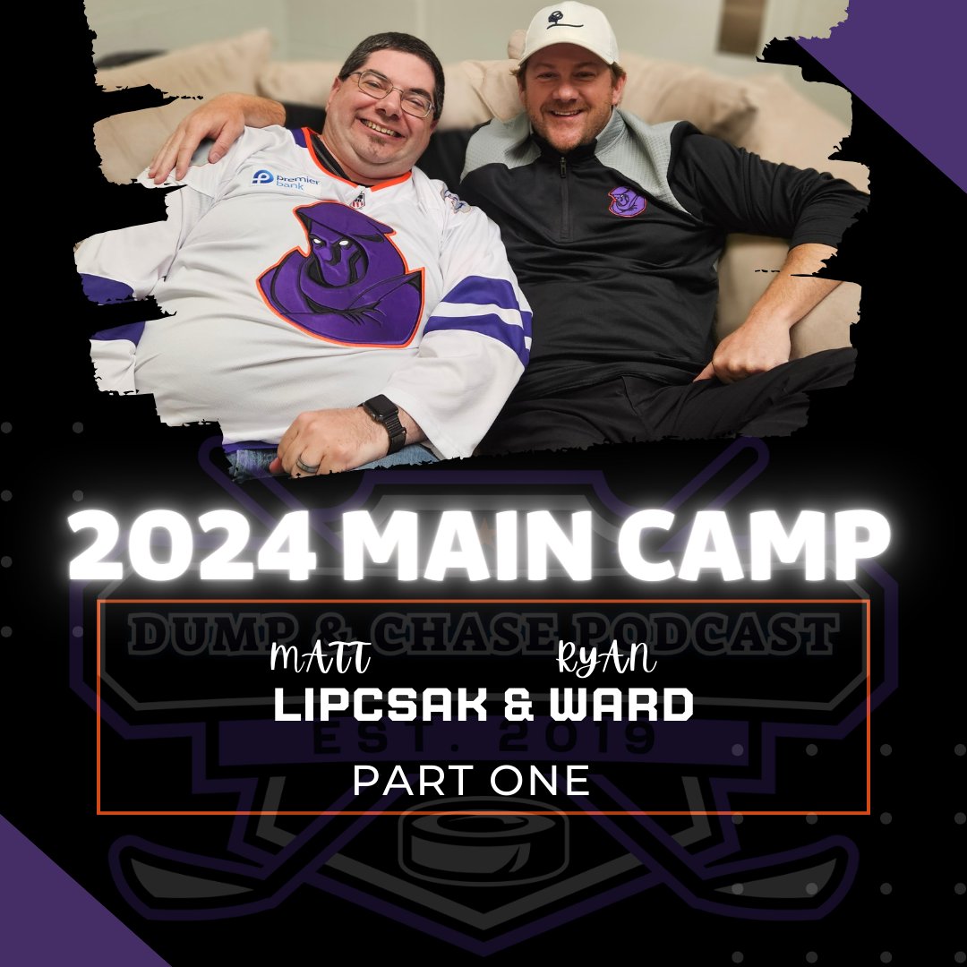 It's that time of year! The Dump &amp; Chase Podcast 2024 Main Camp Recap kicks off with Part 1! We took two of our favorites in Voice of the Phantoms Matt Lipcsak and Phantoms Head Coach Ryan Ward, and paired them up!

dcpodcast.buzzsprout.com/share