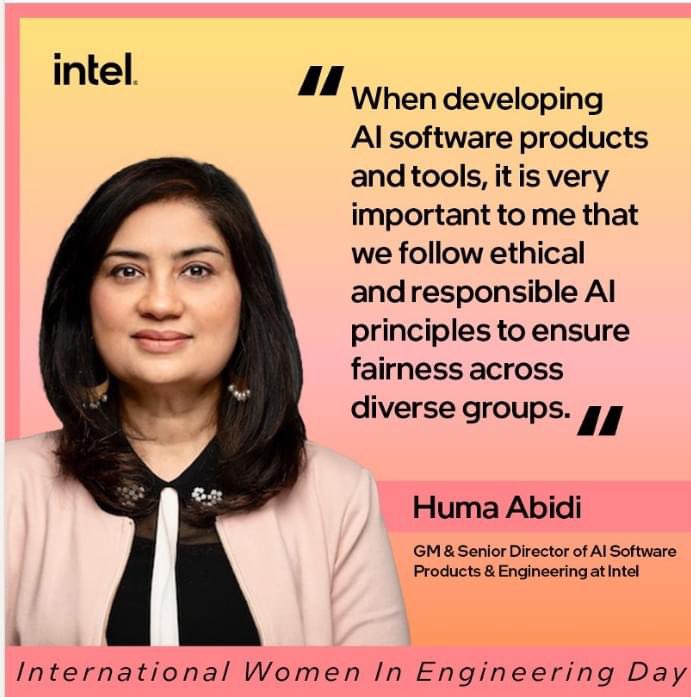 An honor to represent women in Engineering at <a href="/intel/">Intel</a>