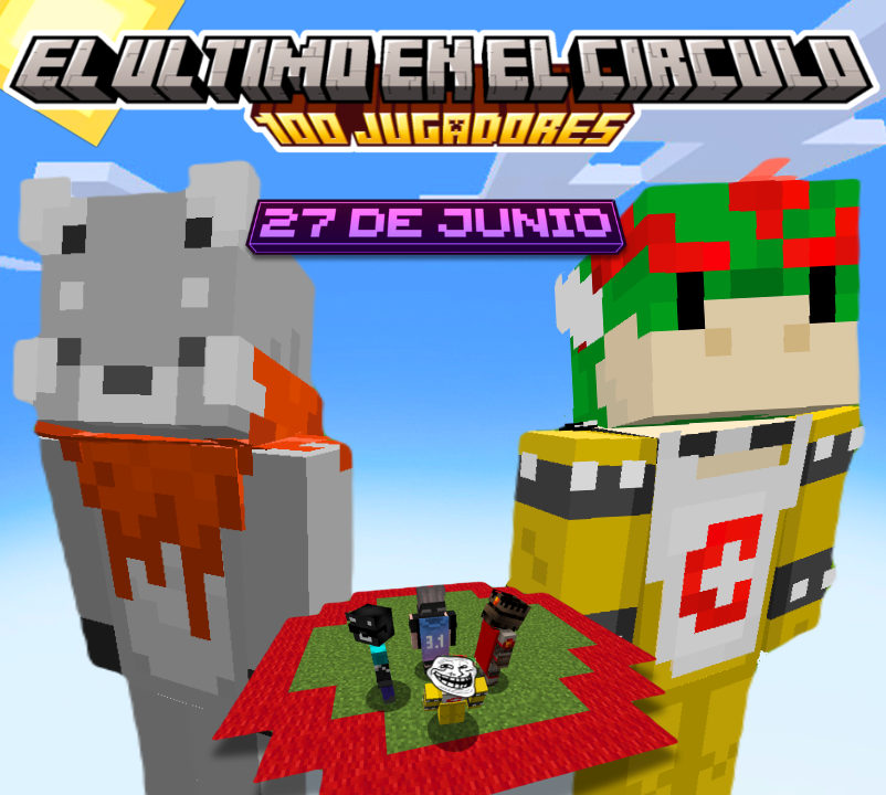 cesarmanuel231's tweet photo. ⭐️EL ULTIMO EN EL CIRCULO GANA. busco 100 creadores de contenido (o no) para que participen en este evento de MINECRAFT 

💸PREMIO: 2 PIEDRAS💸

📩Si quieres entrar al evento dale ME ENCANTA a esta publicación. Repostear, Comentar y mandar DM ⚡️ https://t.co/P8kHaTyfEx