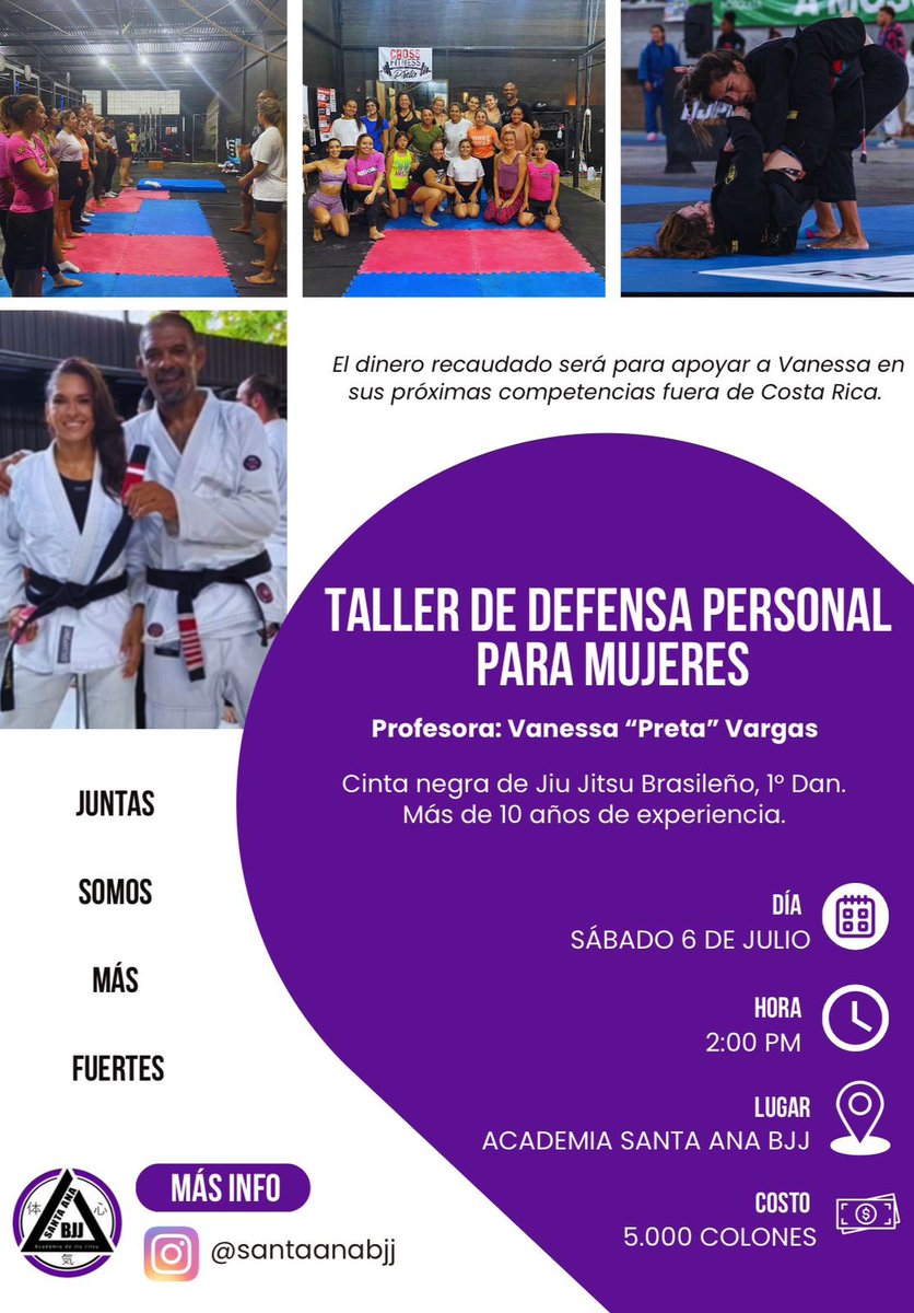Les dejo por acá esta info por si les interesa o gustan compartirlo. No es necesario tener experiencia en ningún arte marcial, el dinero se recauda el mismo dinero del evento. Saludos 🙏✨