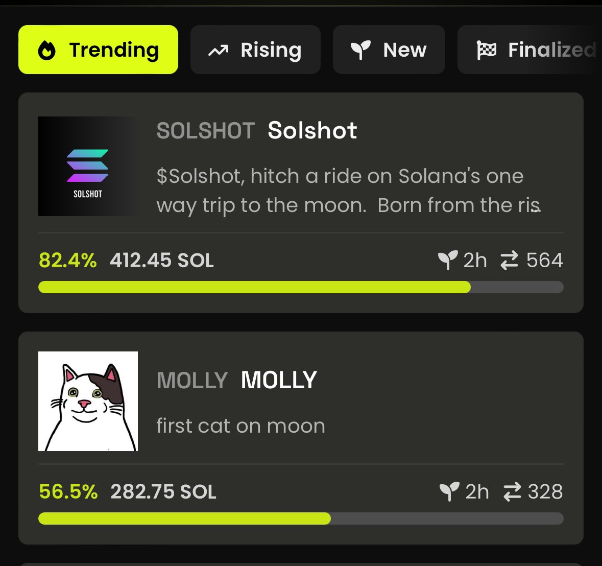 _rudie_dz's tweet photo. Molly is trending on @dexscreener 

This will be next 100x for sure . dev is goat , content is superb  and community is cooking . https://t.co/Khp1tiMzMC