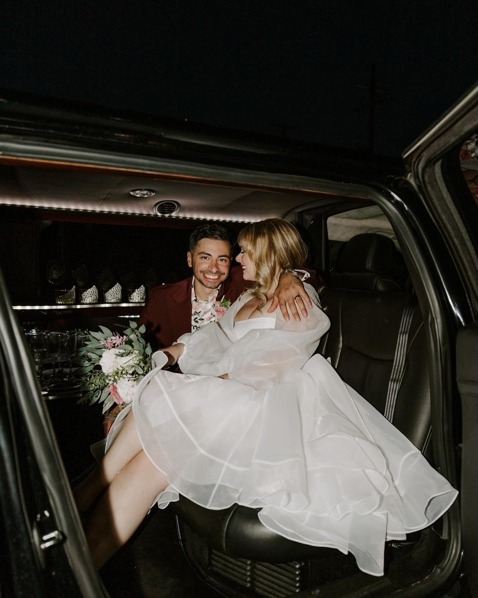 QuietWriterLove's tweet photo. Hello friends we ran away and got married by (a man dressed up as) Elvis. https://t.co/lepEVRyc77