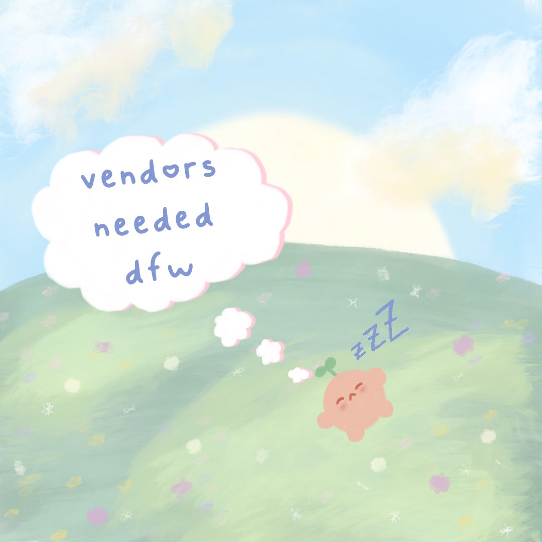 Reminder that vendor forms closes in less than a week on June 30th. 

Event: Potato Art Market
Date: August 17th, 2024
Location: Moge Tea Carrollton 

forms.gle/e8PMDd4xi9gXD2…

Please share!

#txartmarket #artistalley #smallbusiness #dfwevents #artmarket #vendors #artist #artevent