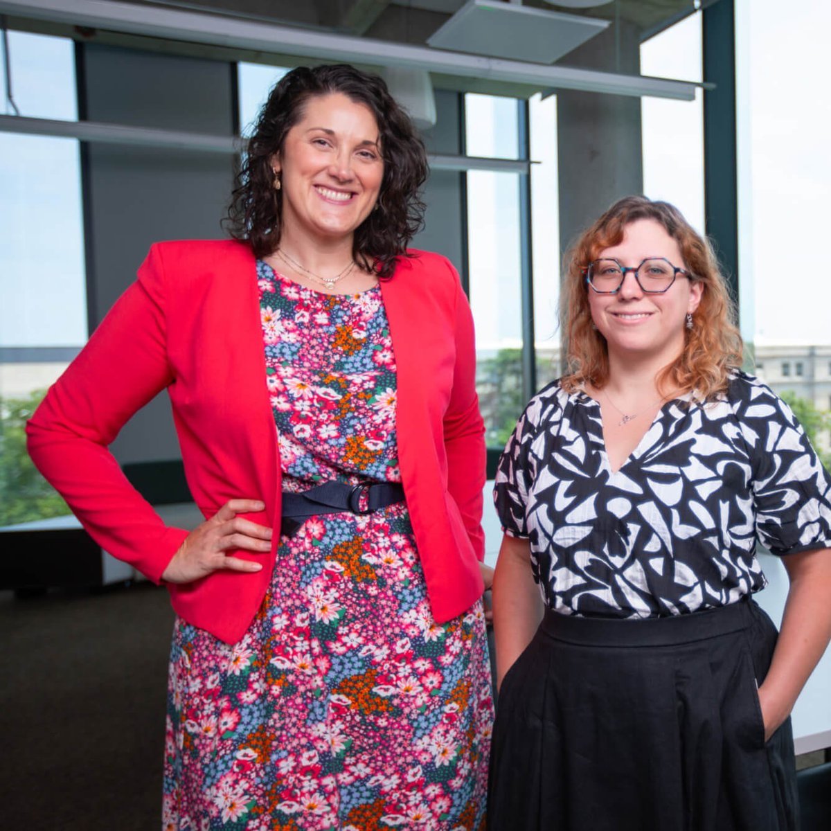 Congratulations to Apparel, Merchandising and Design professor Rachel Eike who, along with Art and Visual Culture professor Raluca Iancu, was given a $50,000 grant to explore sustainable practices within the textile industry! bit.ly/3RFwwYR