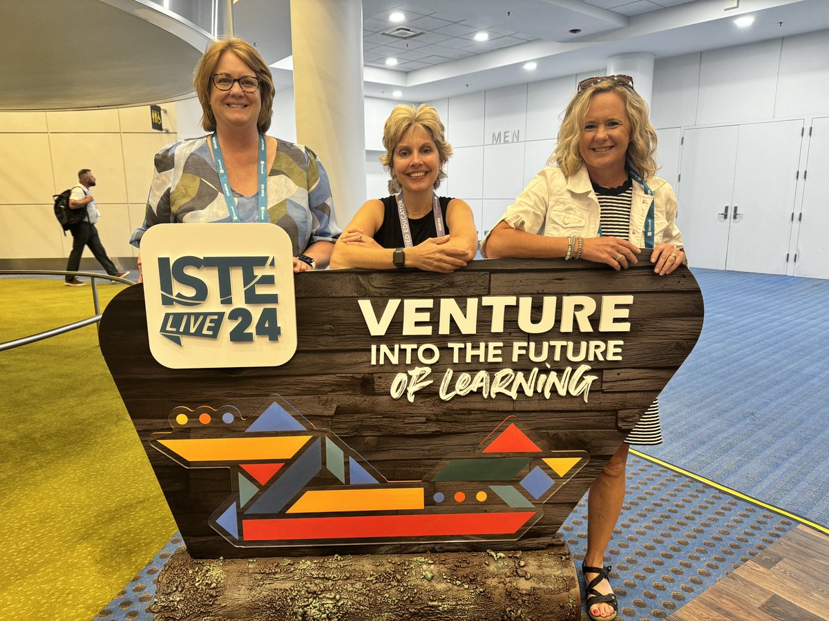 #iste24 <a href="/lherr/">Lynne Herr</a>. Another day of learning!