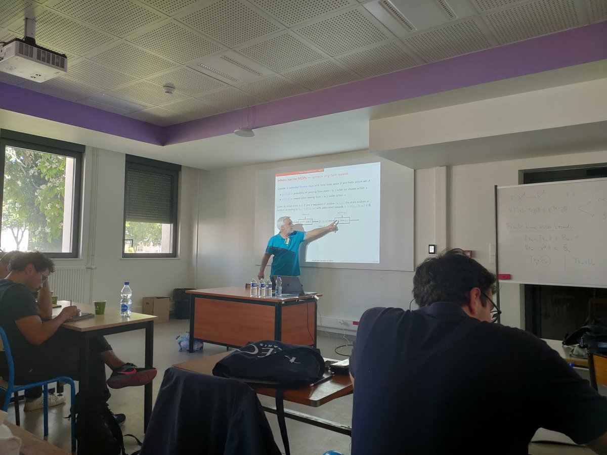 Kick-off day today for the Games and Artificial Intelligence Summer School at <a href="/Univ_Lorraine/">Lorraine</a>. We welcome a great audience of PhD students and postdocs for an intensive program in maths, economics and computer science.