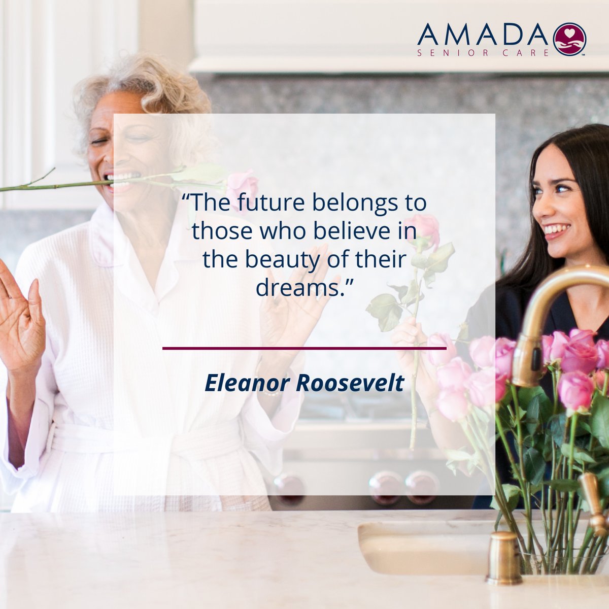 It's a new week to chase new opportunities! "The future belongs to those who believe in the beauty of their dreams." – Eleanor Roosevelt. What are you dreaming of achieving with your franchise this week? 🌈

#MotivationalMonday #DreamBig #AmadaSeniorCare