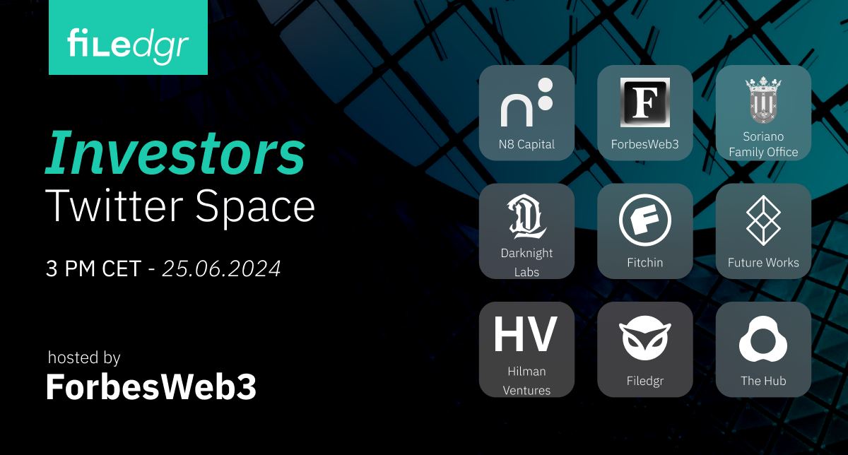 filedgr's tweet photo. Curious How Top Investors Crush It in Web3? 💸

Join our X Space, hosted by @ForbesWeb3 and @vntrcapital , for an exclusive investor talk on financial strategies with top VCs,Angel Investors and more.
Don't miss insider tips and networking with the best in the game!
See you tomorrow or Wednesday IRL