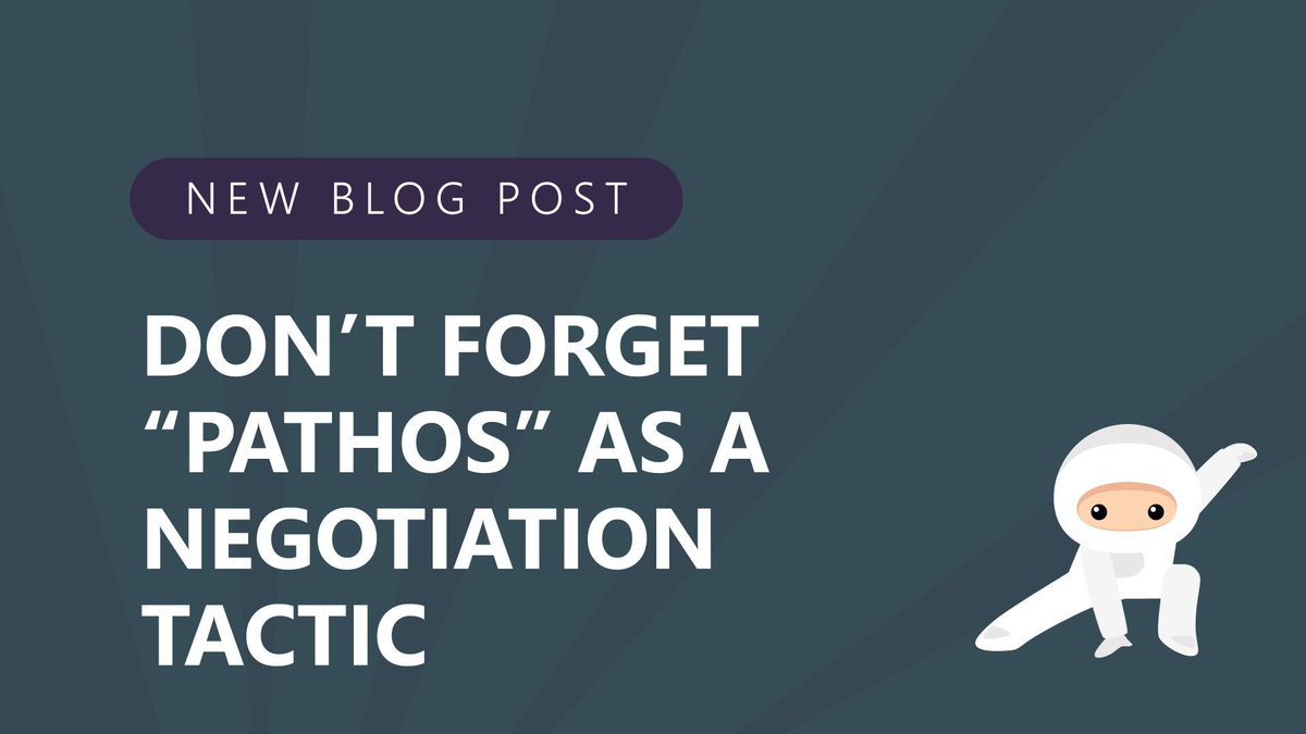 To be persuasive, Aristotle's principles are key: Logos (logic), Pathos (emotion), and Ethos (credibility). 

Procurement often lacks Pathos. 

How can we better incorporate emotion into our negotiations?

buff.ly/3xyb9SE 

#Persuasion #Procurement #Negotiation