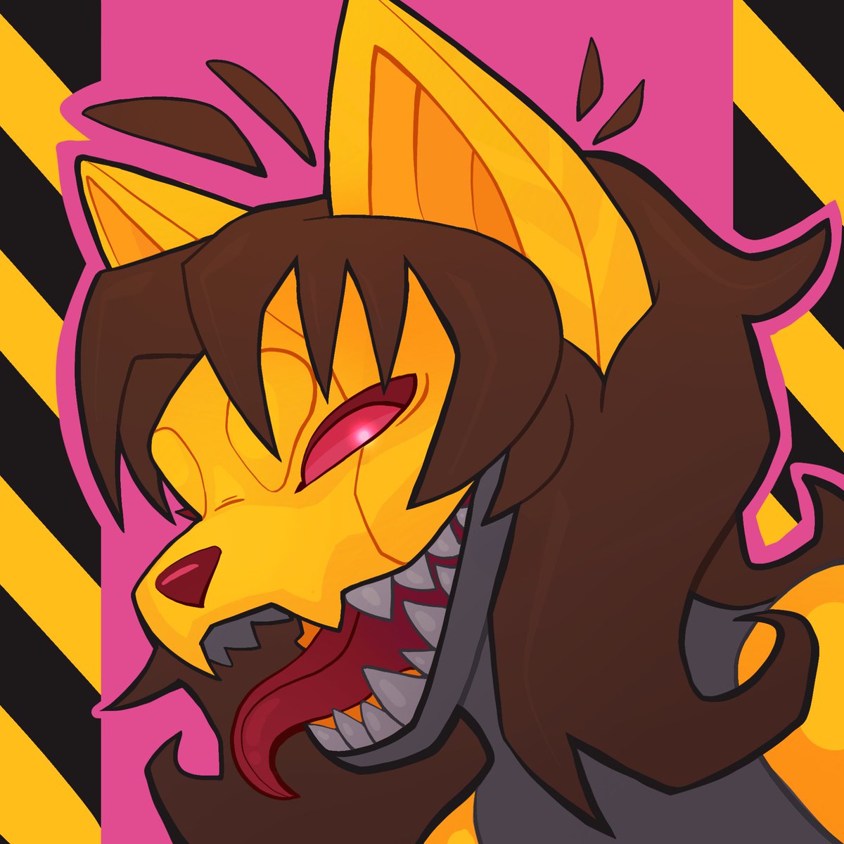 Yooo what’s up twitter!! Starting off with a flat headshot commish for @/strange_days_ from ig ⚠️🐱⚠️ I’ve got a backlog of furry comms and other stuff that I’ll try to post in the coming weeks so look out for that