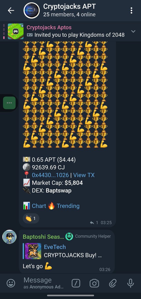 While everything gets dumped <a href="/CryptoJacksCoin/">CryptoJacksCoin</a> gets pumped 🔥💪

Get in before we cross 10k MC 🎈