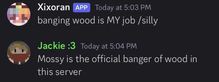 Lots of lumberjacks on the server, so much wood….