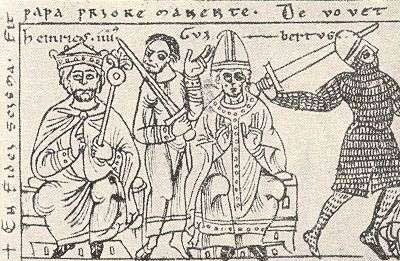 BismarcksHering's tweet photo. 25. Juni 1080 - Der deutsche König Heinrich IV. reagiert auf den von Papst Gregor VII. im Investiturstreit neuerlich über ihn verhängten Kirchenbann, indem er auf der Synode in Brixen Clemens III. als Gegenpapst wählen lässt. #Basiert
#Stolzmonat #Vernetzungstweet #STLZMNT https://t.co/QJYj6Wf9z5