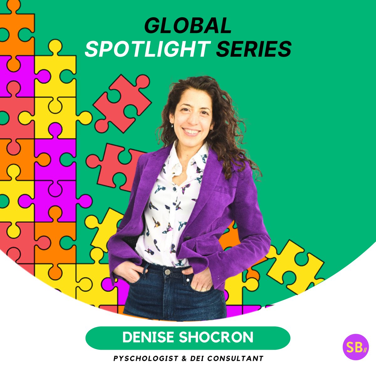 Innovative, Empathetic, Creative 💜💚

Meet Denise Shocron, a DEI consultant with a holistic approach and 20+ years of experience. She advocates for inclusion and teaches psychology.

Join our network of facilitators today: shiftbalance.org