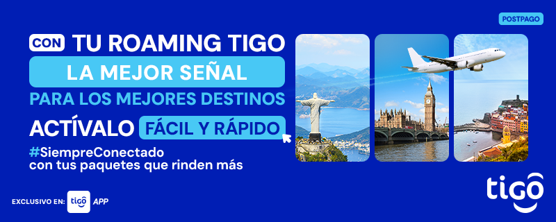 Tu Roaming Tigo tiene LA MEJOR SEÑAL 😎 para los mejores países ✈️ activalo hoy FÁCIL Y RÁPIDO y disfruta de conexión sin limites 📲
tgor.me/tigo-roaming