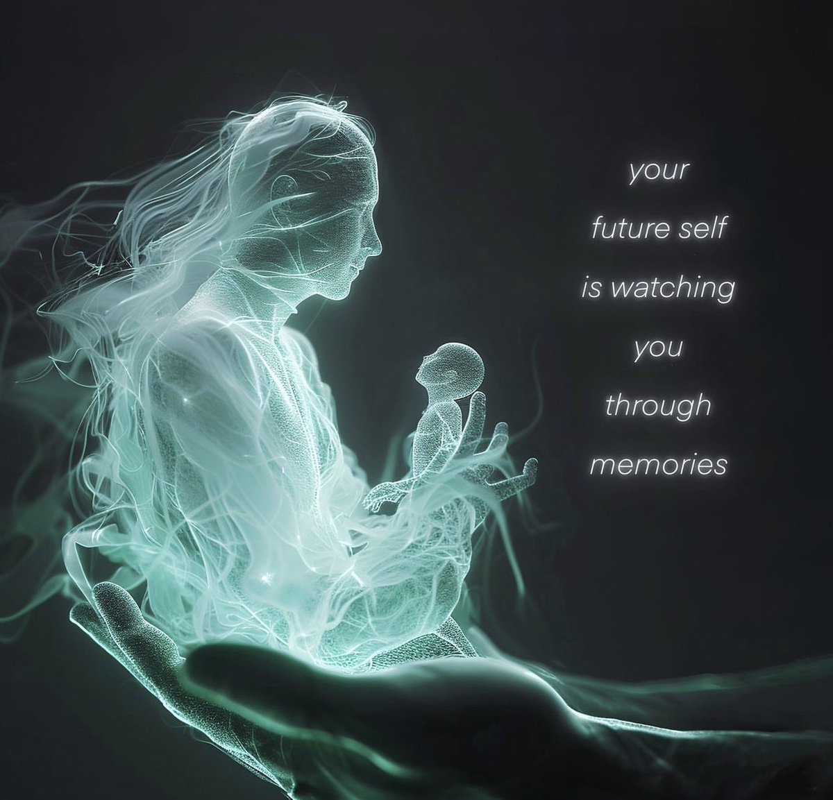 soulfuljourneyc's tweet photo. Think of your future self as a wise mentor, watching your every move through the lens of memories you're creating now. Imagine looking back and seeing moments where you chose courage over fear, kindness over anger. https://t.co/IE36gOndvG