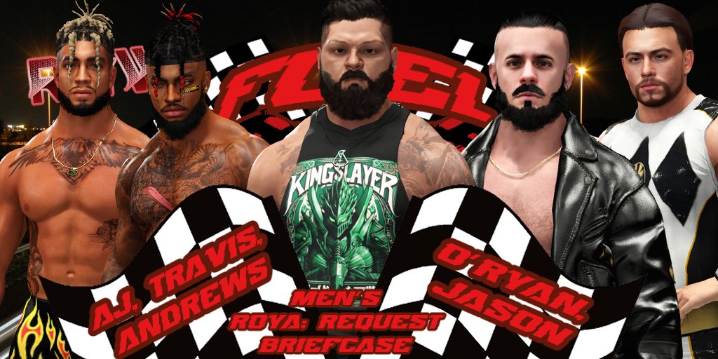 With the retirement of Alex Wolf we now need a new holder of the Men's Royal Request Briefcase. So these 5 men will battle for it in a Ladder Match!