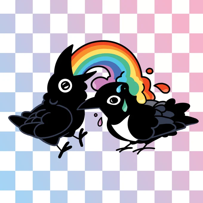 Pride crow doodles [1/4] 