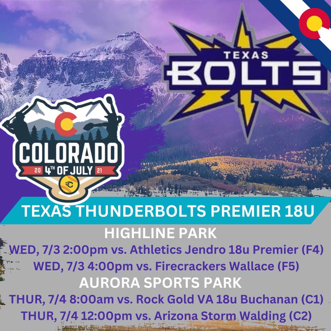 Ready to head to cooler weather! Check us out next week in Aurora, Colorado! 

<a href="/triplecrownspts/">Triple Crown Sports</a> <a href="/TCSFastpitch/">TC Fastpitch</a> <a href="/ncsa/">NCSA College Recruiting</a>