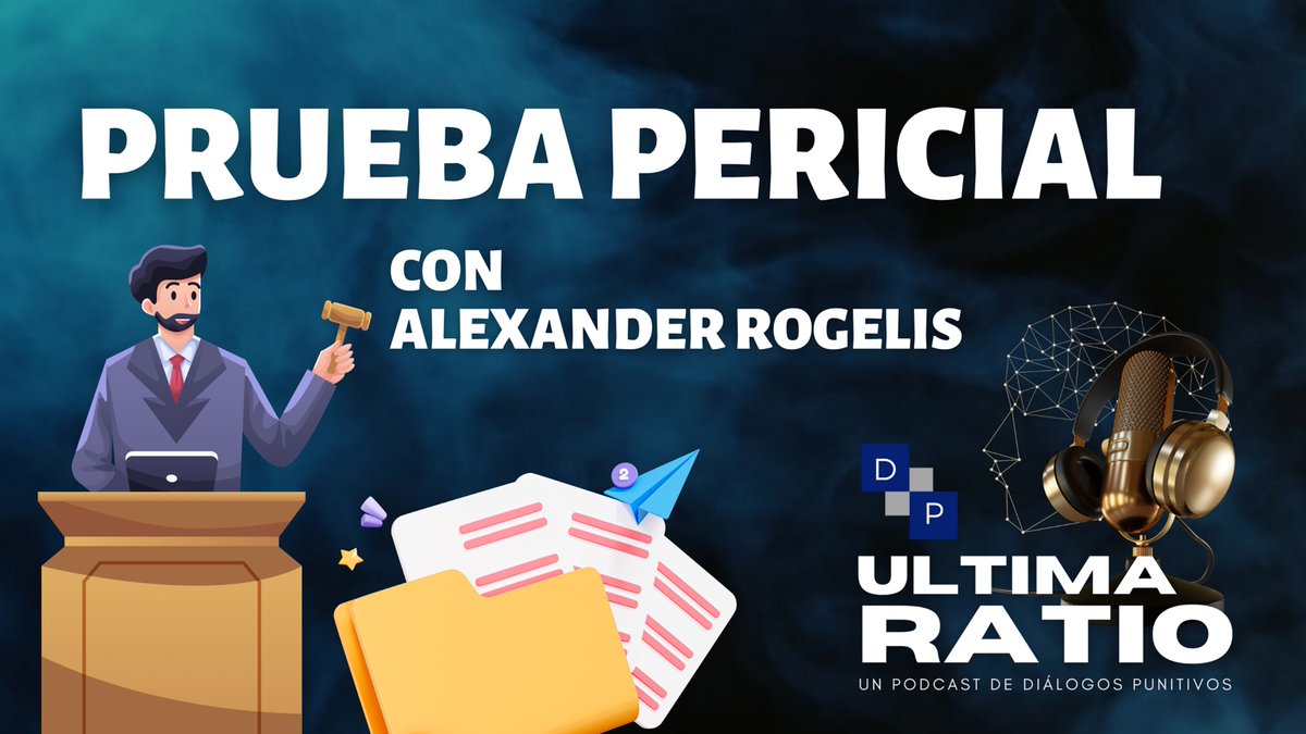 En una nueva oportunidad, abrimos el espacio en el pódcast #UltimaRatio, para compartir con ustedes discusiones relevantes sobre el derecho penal y sus extremidades. 

Tenemos como invitado a <a href="/Alexrogelis/">Alexander Rogelis Sánchez</a>, quien abordará el tema de la prueba pericial. En esta edición,