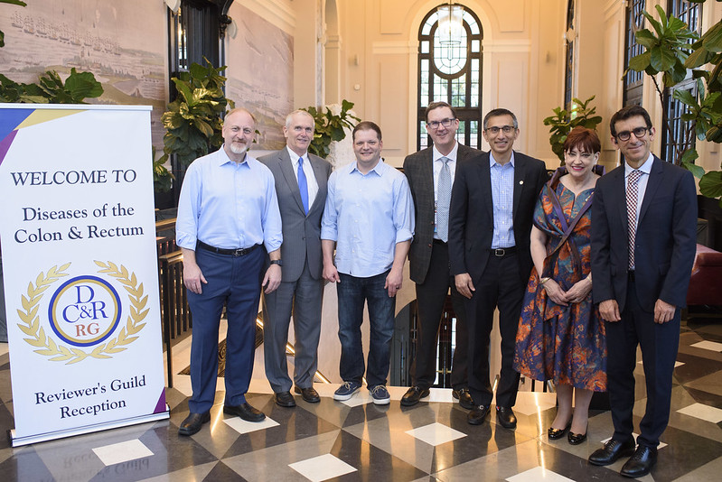 DCR Section Editors: Bleier, Cirocco, Langenfeld, Cologne, Alavi &amp; Perez with DCR Editor-in-Chief Susan Galandiuk- at Baltimore convention ... proud to be among this awesome group!