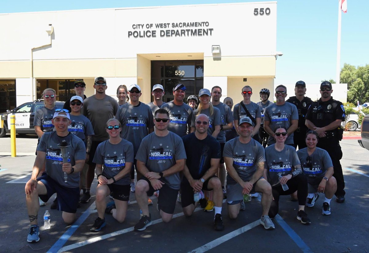 Today, law enforcement officers from the greater Sacramento area ran in the #LawEnforcementTorchRun. The #WSPDTeam received the torch at the West Steps of the Capitol and were a part of the its journey to the Summer @specialolympicsnca Games in Santa Clara. Honored to support!